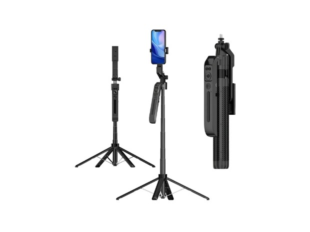 &u+ TRIPODE  CELULAR Y GOPRO + BT  + SEGUIMIENTO HX-ZJ6112